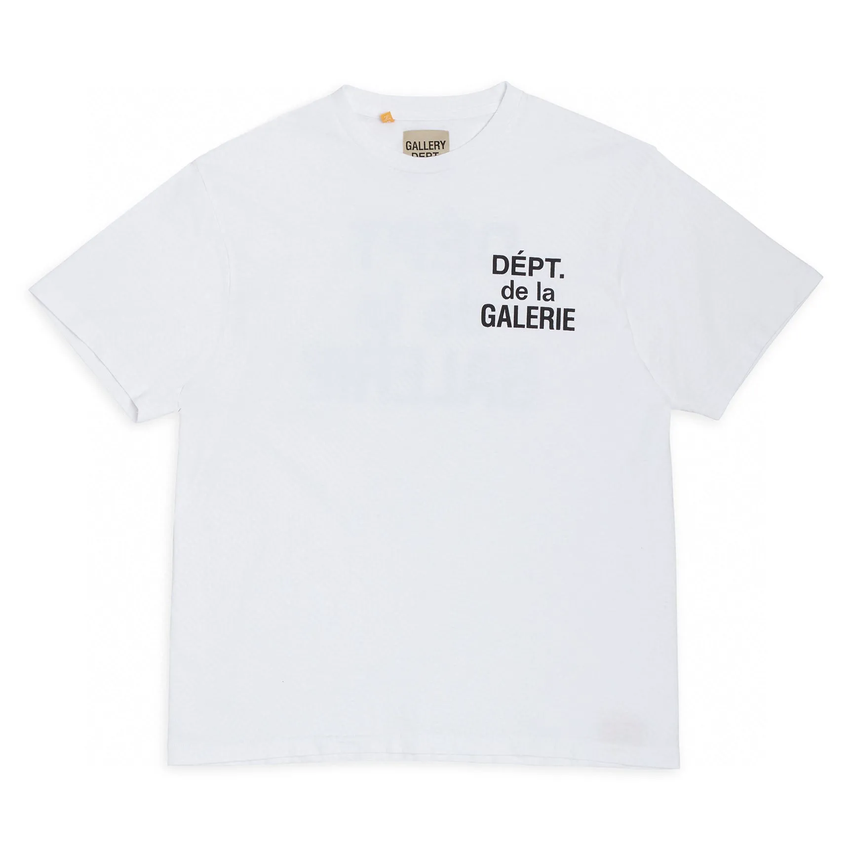 GALLERY DEPT. CLASSIC FRENCH TEE Classic French TEE White S-XL This time the return of the classic French Tee follows the newly replenished version of the official website. The printing is mottled and distressed. The main label/wash water label/code number label are also updated. The old style is newly made and the quality is increased.